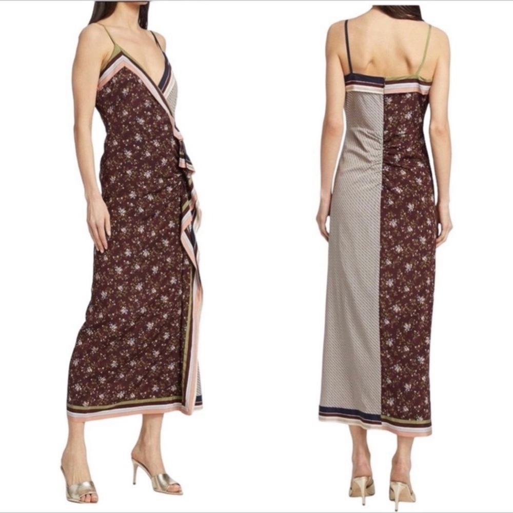 Veronica Beard Marga Midi Dress Sz 6
